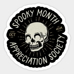 Spooky Month Appreciation Soceity Sticker